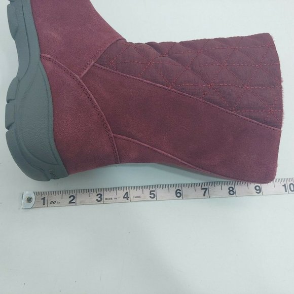 Lands End Womens‎ 489293 Suede Quilted Boots 6.5D - Picture 8 of 11